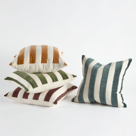 Ariana-Velvet-Stripe-Square-Cushion-by-MUSE on sale