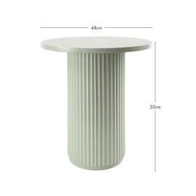 Tully-Sage-Fluted-Side-Table-by-Habitat on sale