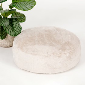 Nevada-Faux-Fur-Round-Floor-Cushion-by-MUSE on sale