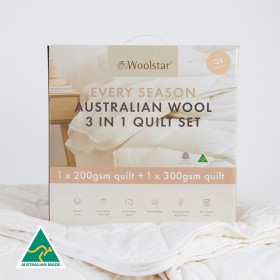 Every-Season-Australian-Wool-Quilt-Set-by-Woolstar on sale