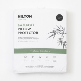 Eco-Living-Bamboo-Pillow-Protector-by-Hilton on sale