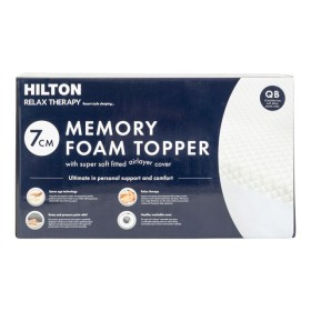 Relax-Therapy-7cm-Memory-Foam-Topper-by-Hilton on sale