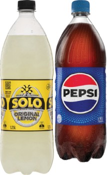 Pepsi-Solo-7-Up-Moutain-Dew-Passiona-or-Sunkist-125-Litre-Selected-Varieties on sale