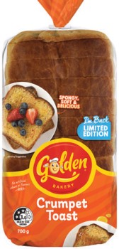 Golden-Crumpet-Toast-700g on sale