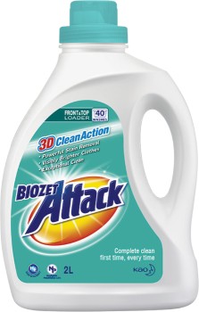 Biozet-Attack-Laundry-Liquid-2-Litre on sale