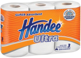 Handee-Ultra-Paper-Towel-3-Pack on sale