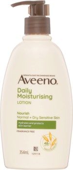 Aveeno-Fragrance-Free-or-Stress-Relief-Moisturising-Lotion-354mL on sale