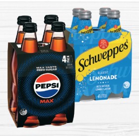 Pepsi-Max-or-Schweppes-Mixers-4x300mL-Selected-Varieties on sale