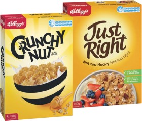 Kelloggs-Just-Right-Original-740g-or-Crunchy-Nut-640g on sale