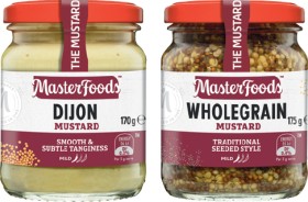 MasterFoods-Mustard-Horseradish-Cream-Relish-or-Chutney-170-260g-Selected-Varieties on sale