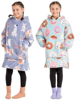 KOO-Kids-Printed-Hooded-Blanket on sale