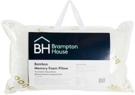 Brampton-House-Memory-Foam-Bamboo-Pillow on sale