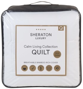 Sheraton-Luxury-Refine-Hotel-Quilt on sale