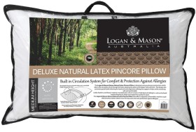 Logan-Mason-Deluxe-Natural-Latex-Pillow on sale
