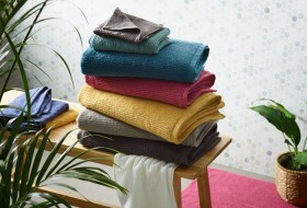 Brampton-House-Zero-Twist-Ribbed-Towel-Range on sale