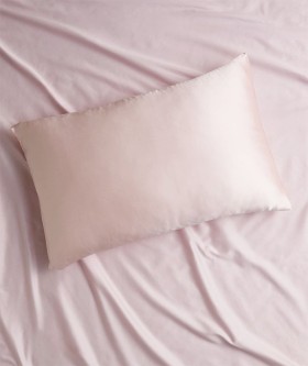 Heritage-Luxe-Silk-Pillowcase-Blush on sale