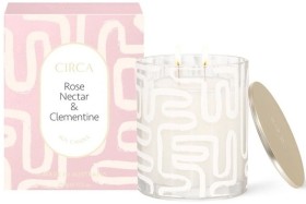 CIRCA-Rose-Nectar-Clementine-Soy-Candle-350g on sale