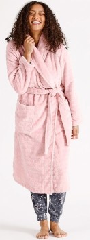 Soho-Fleece-Robe-Baby-Pink on sale