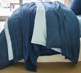 Australian-House-Garden-Sandy-Cape-Washed-Belgian-Linen-Quilted-Coverlet on sale