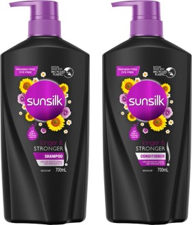 Sunsilk-Longer-Stronger-Shampoo-or-Conditioner-700ml on sale