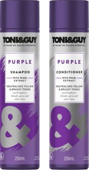Toni-Guy-Purple-Shampoo-or-Conditioner-250ml on sale
