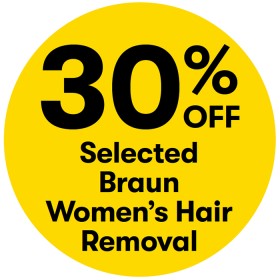 30-off-Selected-Braun-Womens-Hair-Removal on sale