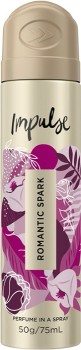 Impulse-Body-Spray-75ml-Romantic-Spark on sale
