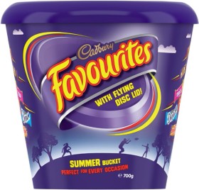 Cadbury-Favourites-Bucket-700g on sale