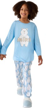 Brilliant-Basics-Girls-Mini-Long-Sleeve-Knit-Pyjama on sale