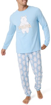 Brilliant-Basics-Papa-Long-Sleeve-Knit-Pyjama on sale