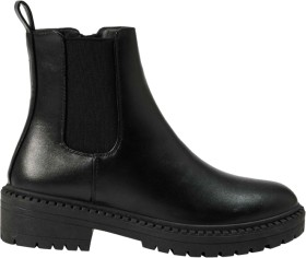 me-Chunky-Sole-Ankle-Boots-Black on sale