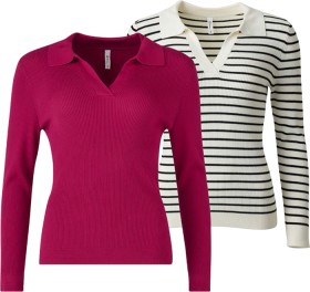 me-Womens-Collared-True-Knit-Tops on sale