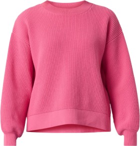 Brilliant-Basics-Womens-Loose-Knit-Jumper-Pink on sale