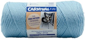 Carnival-Assorted-8-Ply-Acrylic-Yarn-100g-271m-Cloud-Blue on sale