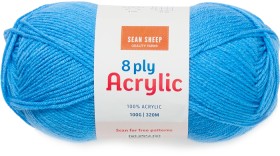 Sean-Sheep-Assorted-Arcylic-8-Ply-Yarn-100g-320m-Tranquil-Blue on sale
