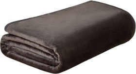 Openook-Faux-Mink-Blankets-QueenKing-Charcoal on sale