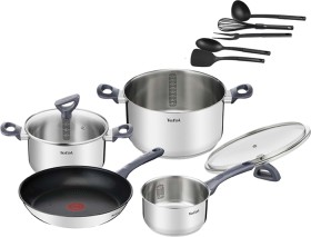 Tefal-4-Piece-Daily-Cook-Stainless-Steel-Cookware-Set-Utensils on sale