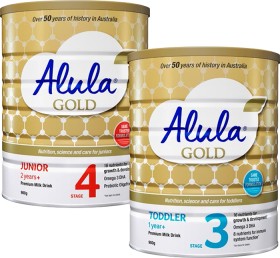Alula-Gold-Junior-2-years-Milk-Drink-900g-or-Toddler-1-year-Milk-Drink-900g on sale