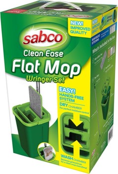 Sabco-Clean-Ease-Flat-Mop-Wringer-Set on sale