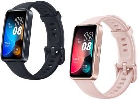 Huawei-Band-8-Fitness-Watch-Sakura-Pink-or-Midnight-Black on sale