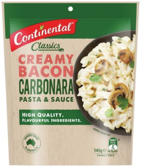 Continental-Rice-Pasta-Sauce-or-Cheesy-Mash-110190g-Selected-Varieties on sale