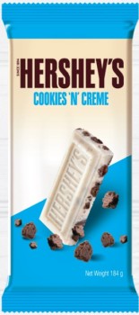 Hersheys-Cookies-Cream-Chocolate-Block-184g on sale