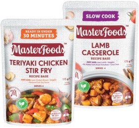 MasterFoods-Recipe-Base-170-175g-Selected-Varieties on sale