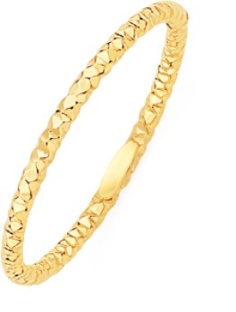9ct-Gold-Stacker-Ring on sale