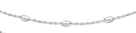 Sterling-Silver-45cm-Rope-with-Oval-Bead-Chain on sale