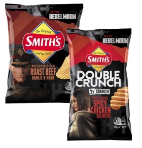 NEW-Smiths-Crinkle-Cut-or-Double-Crunch-Potato-Chips-150g-170g on sale