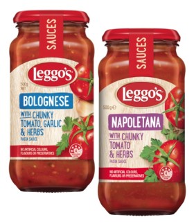 Leggos-Chunky-Pasta-Sauce-490g-500g on sale