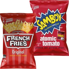 French-Fries-or-Samboy-Chips-175g-Selected-Varieties on sale