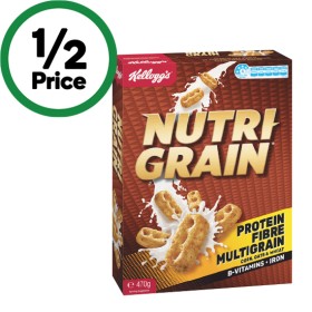 Kelloggs-Nutri-Grain-470g on sale