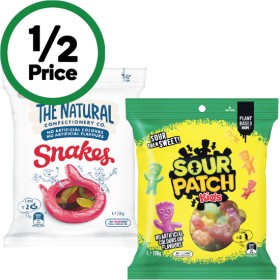 The-Natural-Confectionery-Co-Sour-Patch-Kids-or-Pascall-Jellies-160-300g on sale